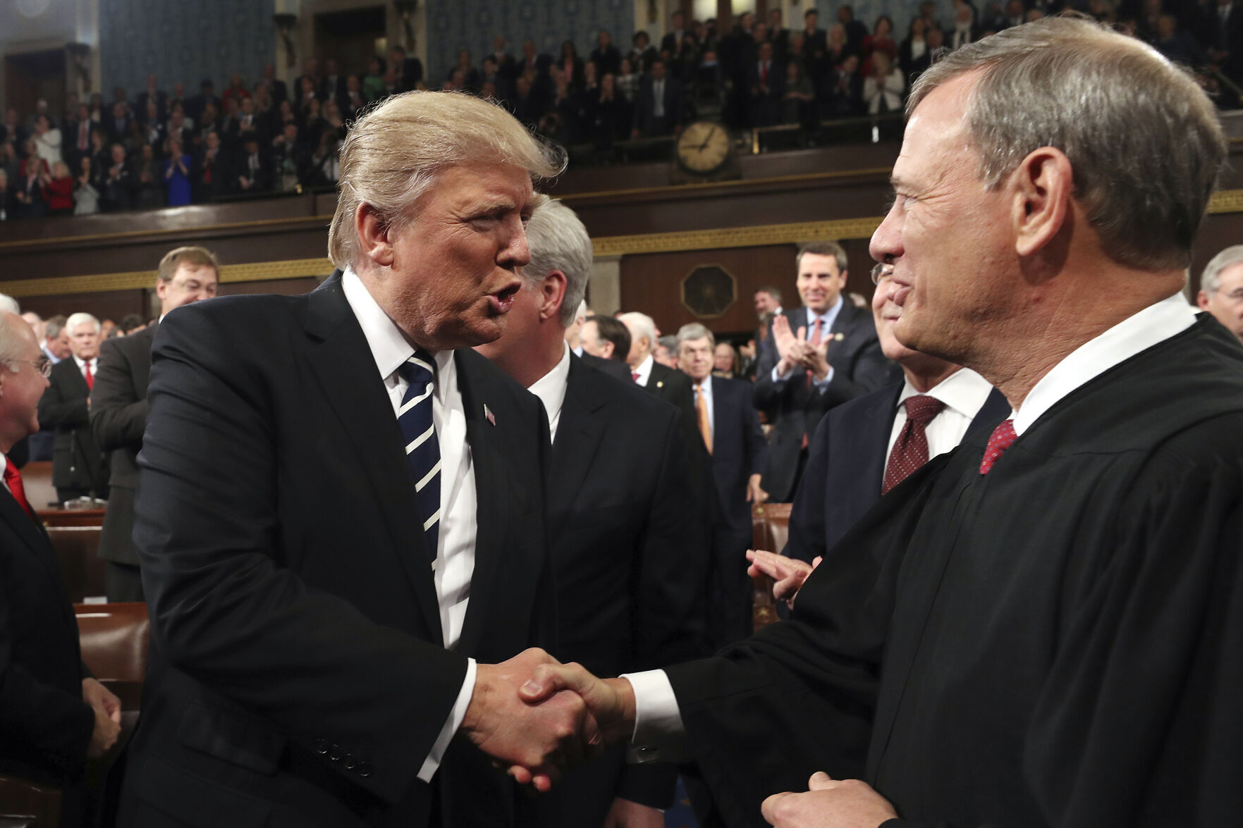 2018: Donald Trump and John Roberts